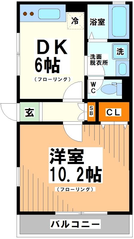 ドエルカルミアB 間取り