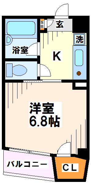 セードルタワー烏山 間取り