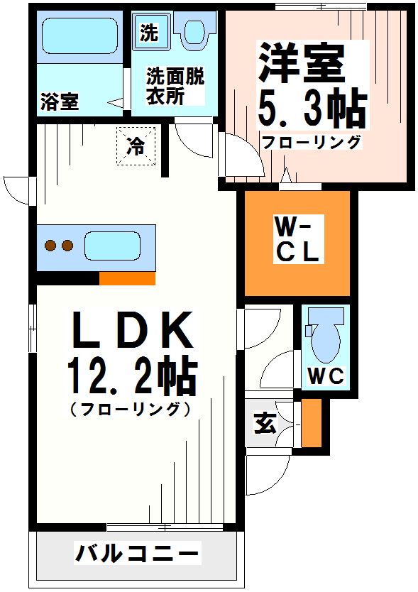 アケボノⅡ 間取り