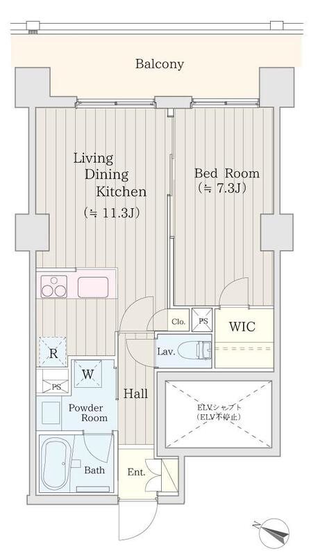 パールコート仙川 間取り図