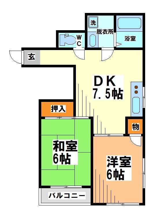 東京都杉並区宮前１丁目 間取り