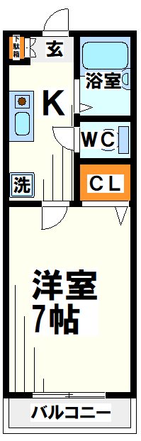 シャンテ吉野  間取り