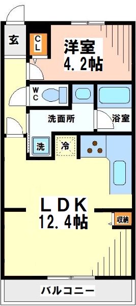 パローマ祖師谷 間取り図