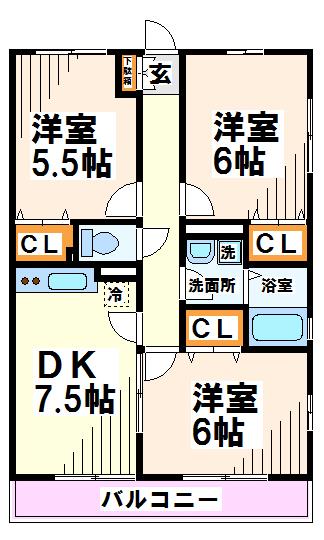 ウイステリア  間取り