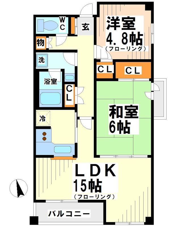 コンフォール上祖師谷 間取り