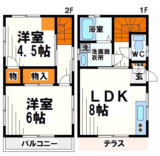 北烏山戸建 間取り