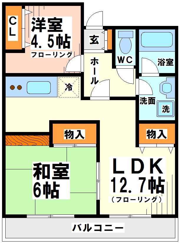 パークサイド千歳台 間取り図