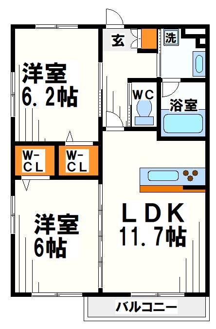 プランドール  間取り