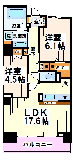 イプセ府中  間取り