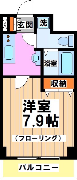 シャトル聖　三鷹 間取り