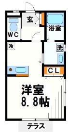 D号室 間取り