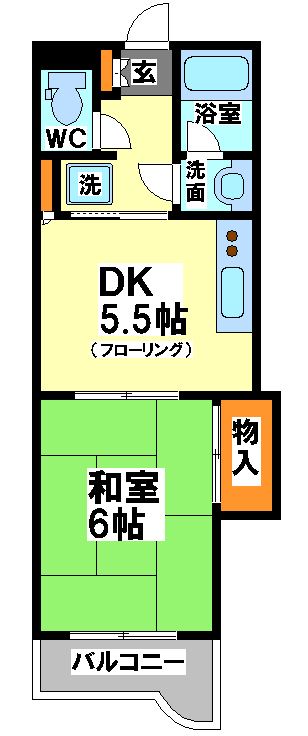 ビラージュ笹塚I   間取り