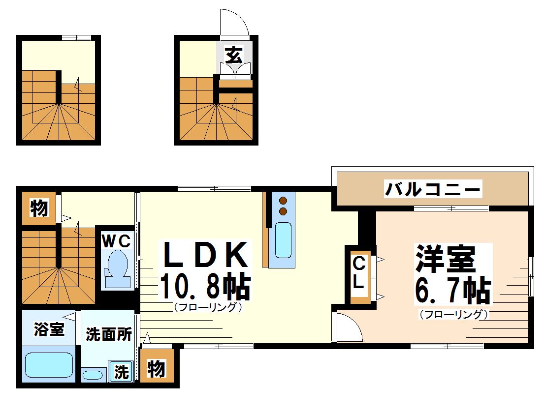 Bliss千歳烏山 間取り