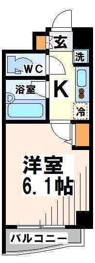 スパシエアルカーノ府中 間取り