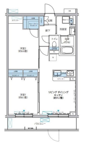 シンクロニシティ　ムサシノ 間取り