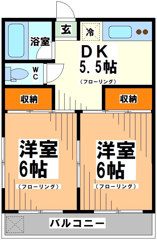 ムサシノハイツ 間取り