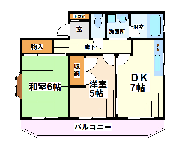 芦花パークアミティ 間取り