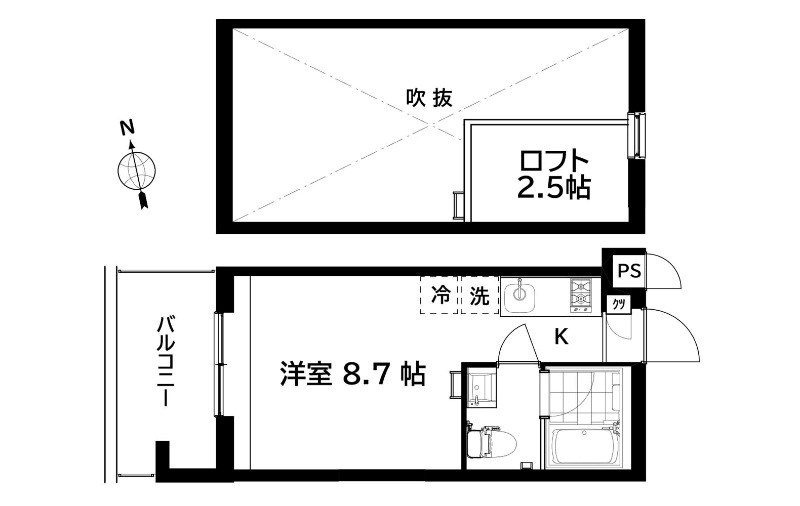 ラ・フローラ武蔵野Ⅶ 間取り