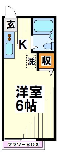 サンシティ 【東京外国語大学受験生事前予約可能物件】 間取り図