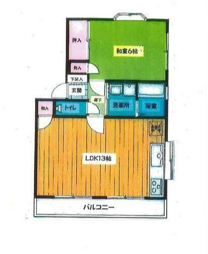 トライアンハイツ  間取り図