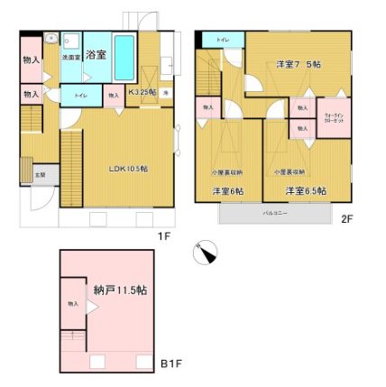 ブランフォード  間取り図