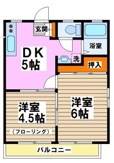 東京都武蔵野市中町３丁目 間取り