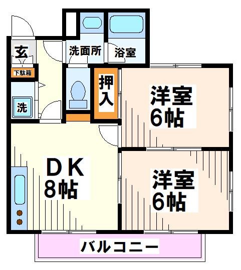 クリオコート西府II  間取り