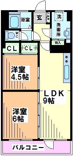 和泉台マンション 間取り図