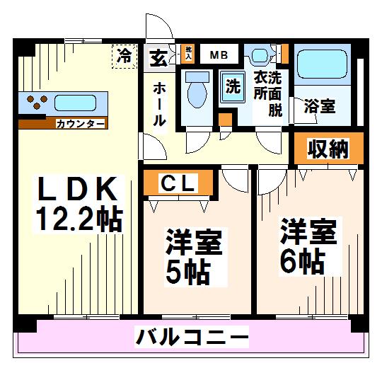 アヴニール小澤　弊社管理物件 間取り