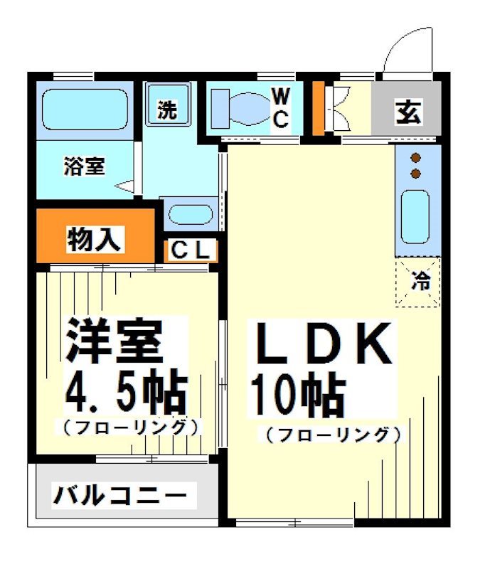 第一熊沢コーポ  間取り図