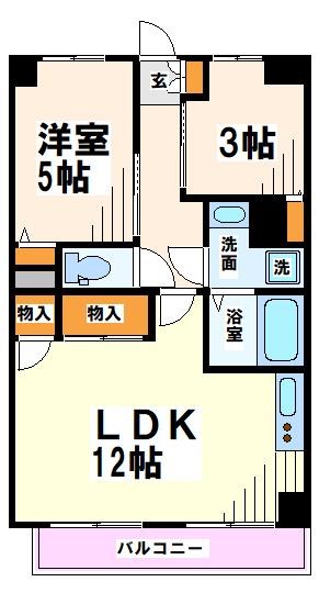 丸玉屋小勝ビル　弊社管理物件 間取り