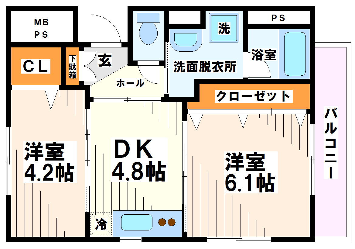 ファミール烏山 間取り図