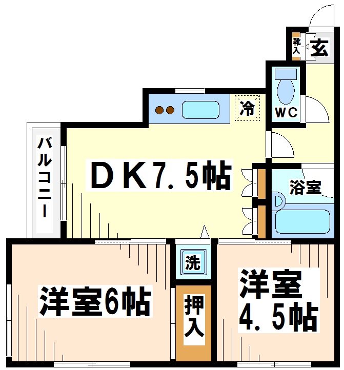 ハウスプレイン89 間取り図