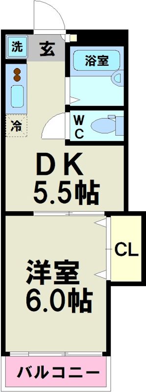 コーポサカモト 間取り図