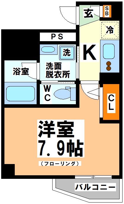 クレイシアIDZ芦花公園 間取り図