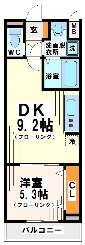 メゾンルーク山栄 間取り図