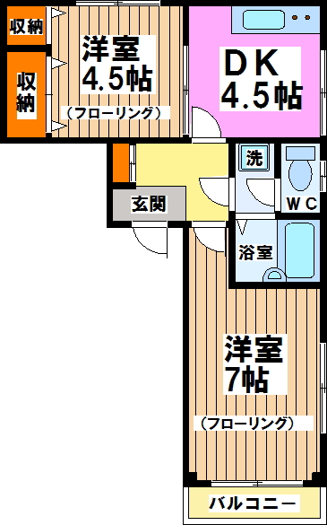 ビッグビレッジ 間取り図