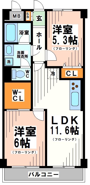 グリーンヒルズ芦花    間取り図