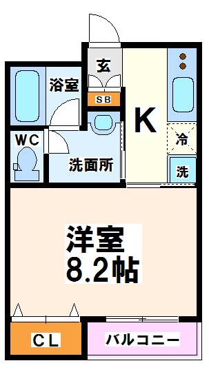 モネ府中 間取り