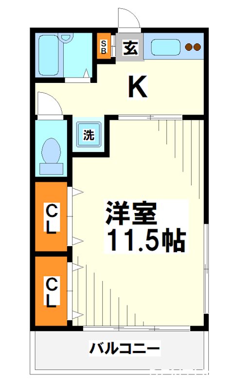 ハイツ中村 間取り