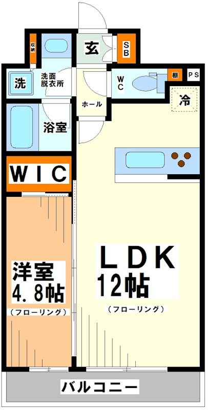 コンフォリア桜上水 間取り図