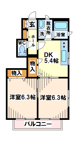 フォルトゥナータ 間取り図