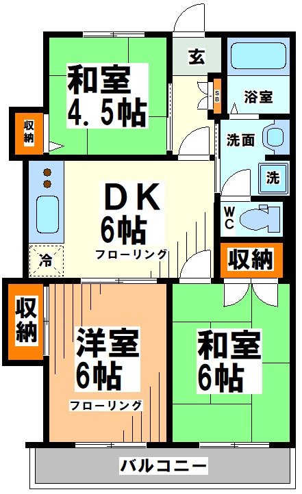 ハイム樹 間取り図