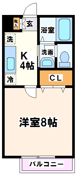 ゴールドパレス粕谷 間取り図