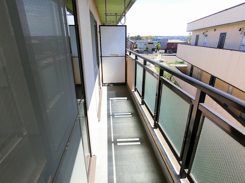 四谷マンションＢ　当社管理物件 ベランダ