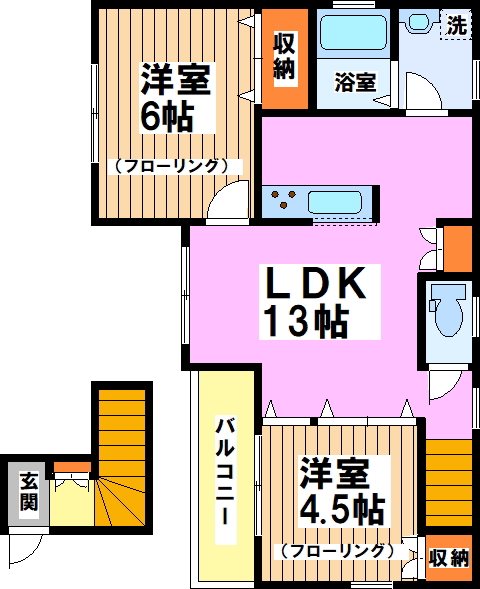 東京都杉並区宮前２丁目 間取り