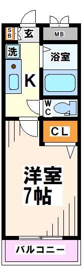 ジョイフル府中南町  間取り図