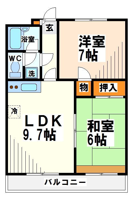 ルミエール成城 間取り図