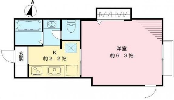 クリーンハイツA  間取り図