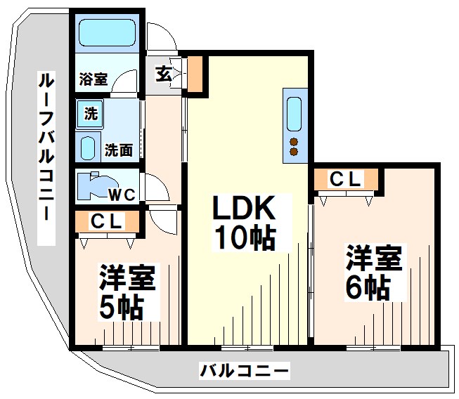 ローカス四面道 間取り